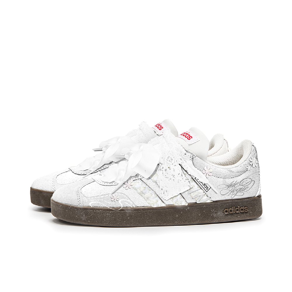 Adidas Neo VL Court 2.0 Da Vinci, Box, Dance Music Low Top Skateboard Shoes Unisex Ecru