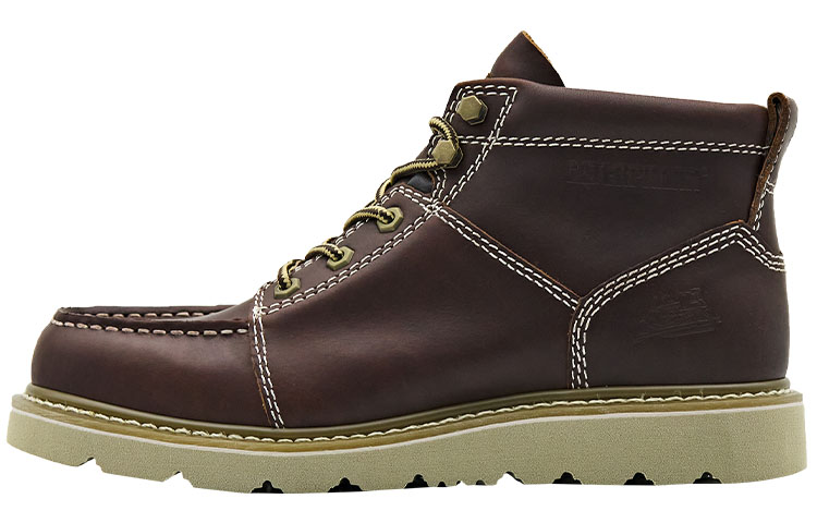 CAT Mid B4C Outdoor Boots Men Dark Brown