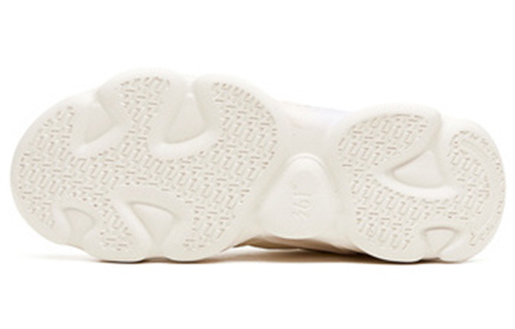 361° Chunky Sneakers Women's Low-Top Feather White