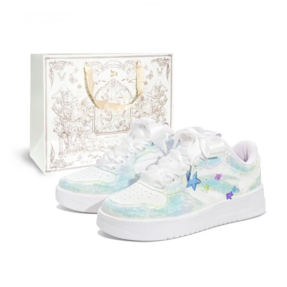 Anta Relaxed Coverage Waterproof Abrasion Resistant Low top Skateboard Shoes Women's Multicolor
