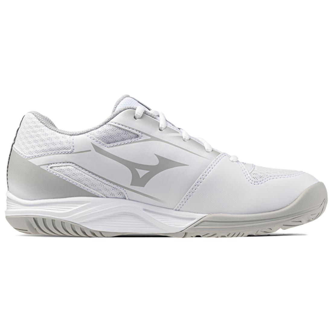 Mizuno BREAK SHOT 5 AC Shock Absorbers Slip Resistant Abrasion Resistant Tennis Shoes Unisex White Gray купить в интернет-магазине Yoocart с быстрой доставкой по России.