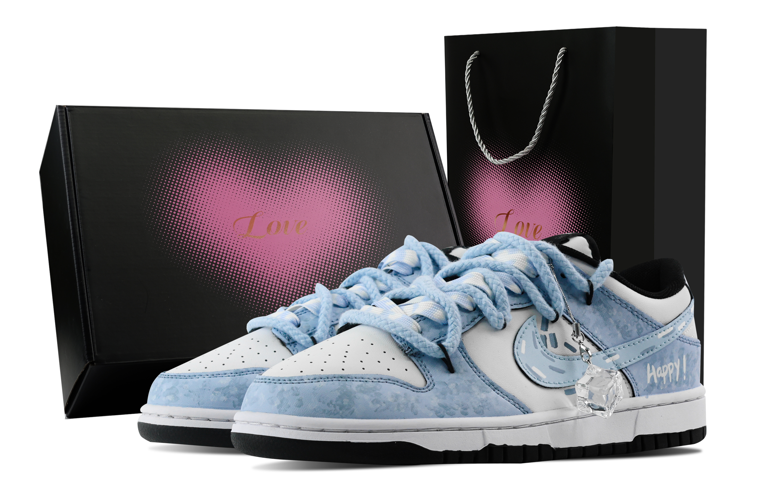 Nike Dunk World, Heart Box Slip Resistant Abrasion Resistant Low top Skateboard Shoes Unisex