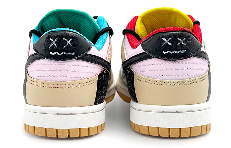 Nike Dunk Coverage Slip Resistant And Abrasion Resistant Low Top Skateboard Shoes Unisex White Black Pink купить в интернет-магазине Yoocart с быстрой доставкой по России.