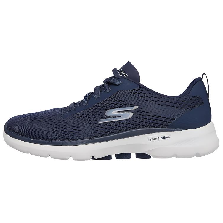 Skechers Go Walk 6 Low Top Casual Shoes Women's Blue