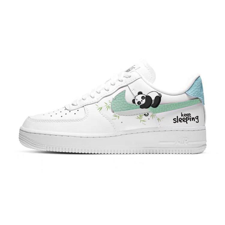 Nike Air Force 1 Skateboard Shoes Women's Low-Top Blue/White