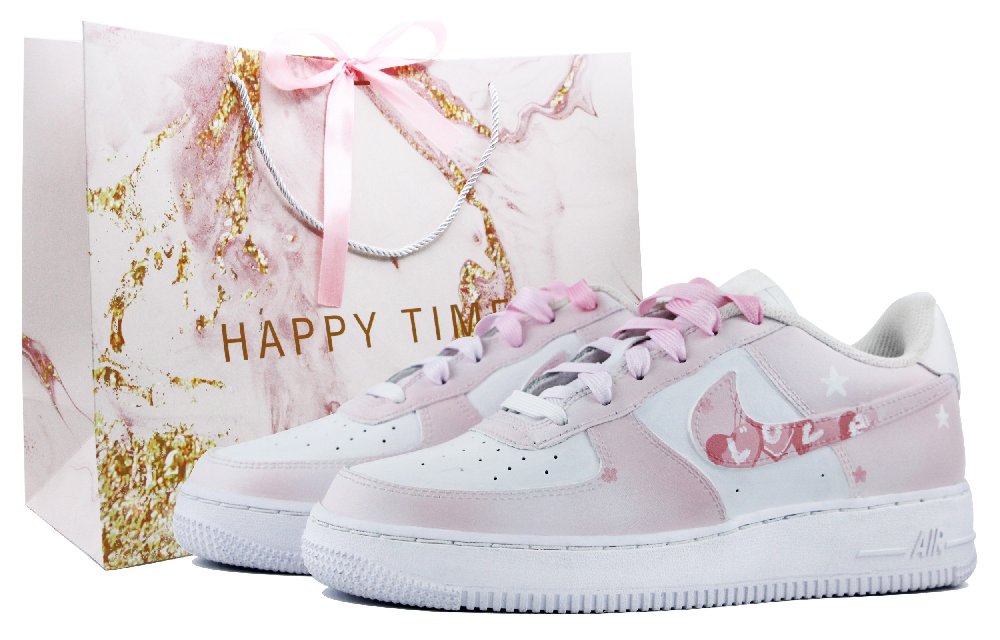 Nike Air Force 1 07 Air Force 1 Skateboard Shoes Women's Pink White