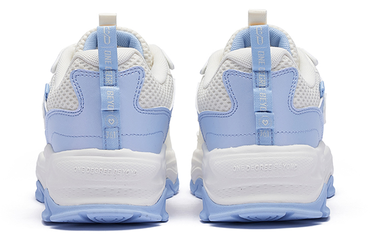 361° Abrasion-Resistant Low-Top Sports Casual Shoes Women's White Blue