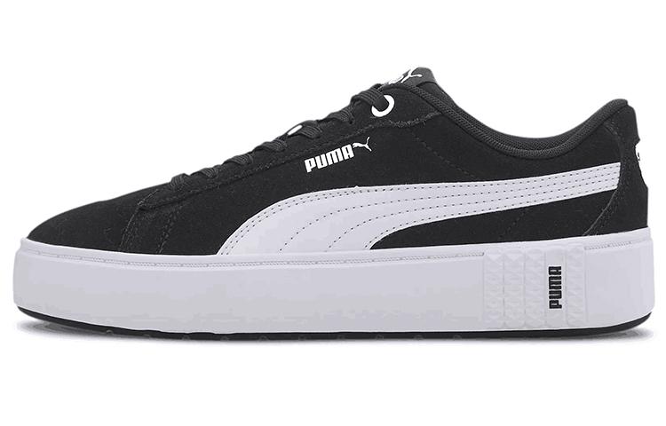 PUMA Smash Platform V2 Suede 'Black White' Women's