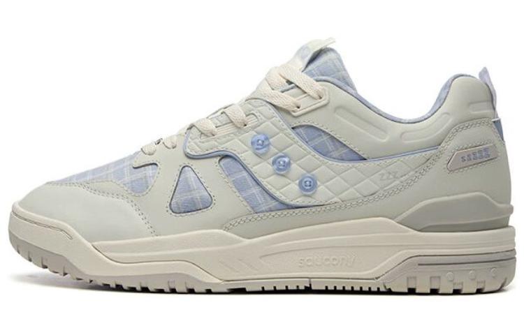 Saucony Cross 90 Cushioning Wear-Resistant Low-Top Skateboard Shoes Unisex Gray