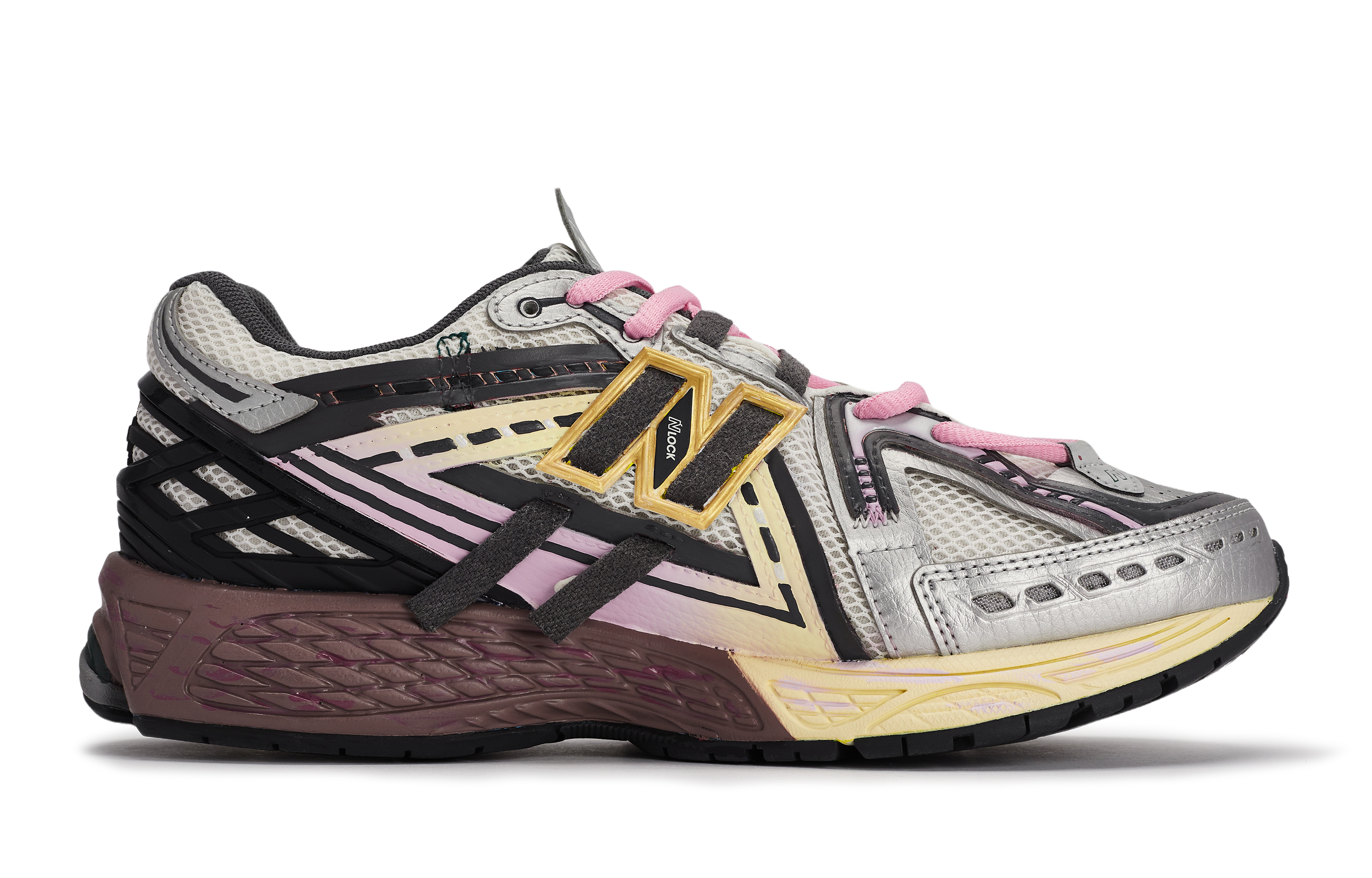 New Balance 1906 Abrasion Resistant Low top Running Shoes Men's Black, Gray, Pink, Purple