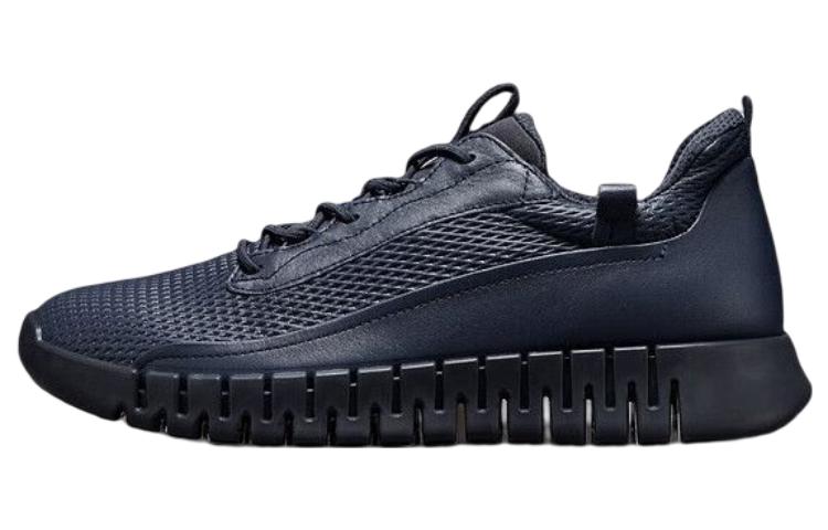 Ecco Low Top Sports Casual Shoes Men's Ocean Blue