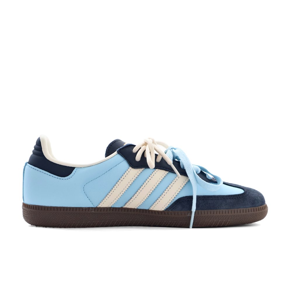 Adidas Originals SAMBA OG Anti-Slip Wear-Resistant Low-Top Skateboard Shoes Unisex Sky Blue