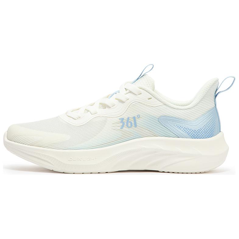 361° Anti-Slip Wear-Resistant Low-Top Running Shoes Men's White Blue