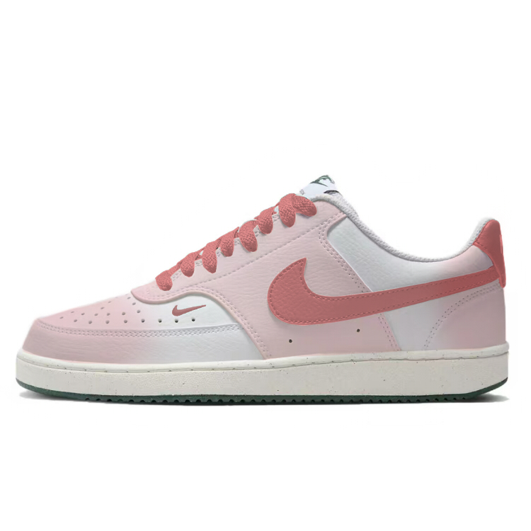 Nike Court Vision Low Wear-Resistant Low-Top Skateboard Shoes Women's White Pink