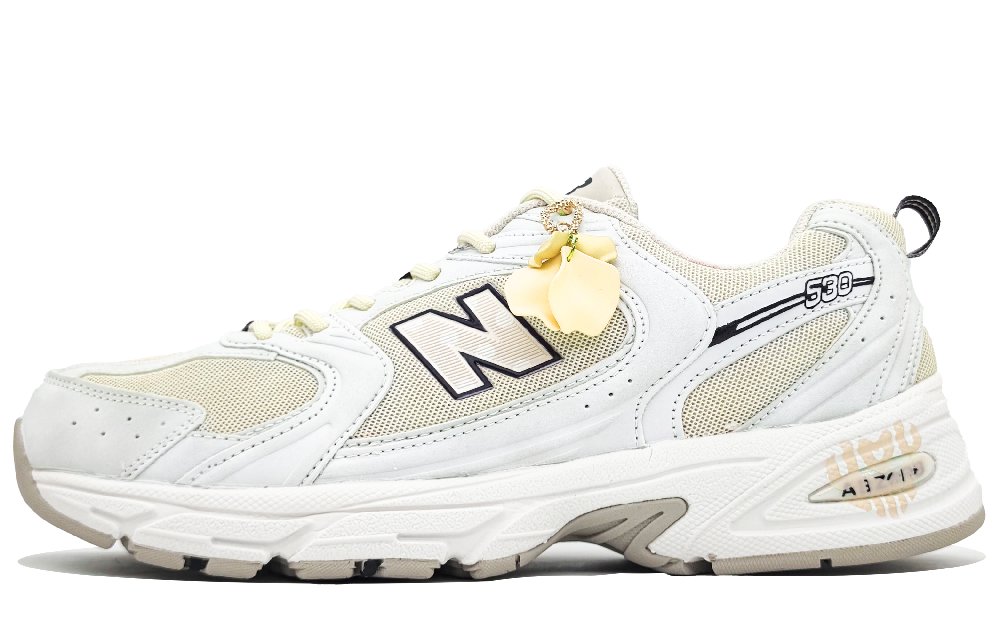 New Balance NB 530 Anti-Slip Wear-Resistant Low-Top Running Shoes Unisex Daisy Yellow