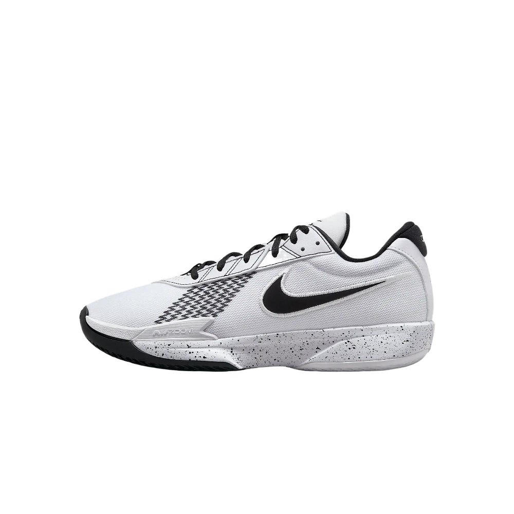 Nike Air Zoom G.T. Cut Academy Cushioned Wear-Resistant Lightweight Low-Top Basketball Shoes Unisex White Black