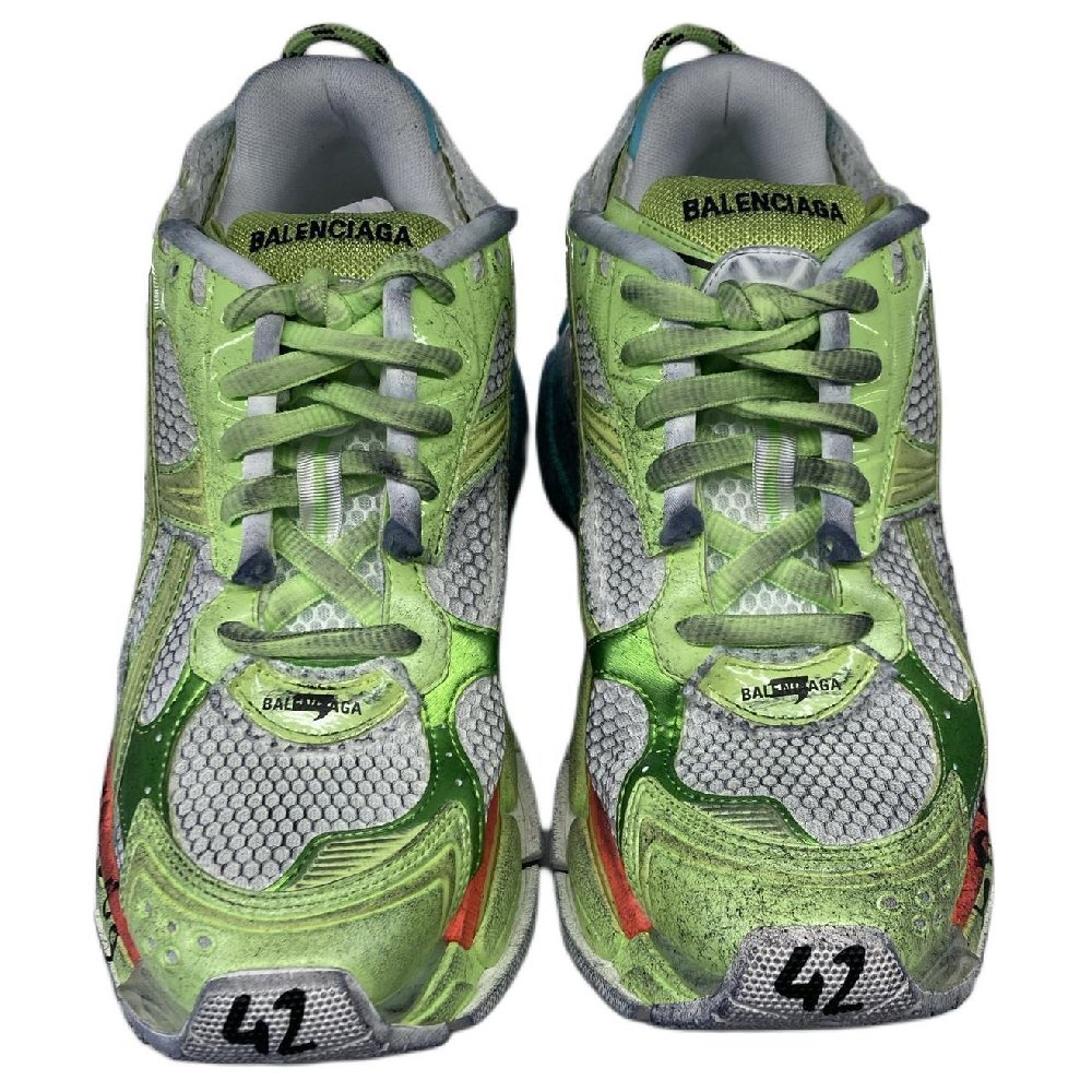 Balenciaga Runner Low Top Casual Shoes Men's Green