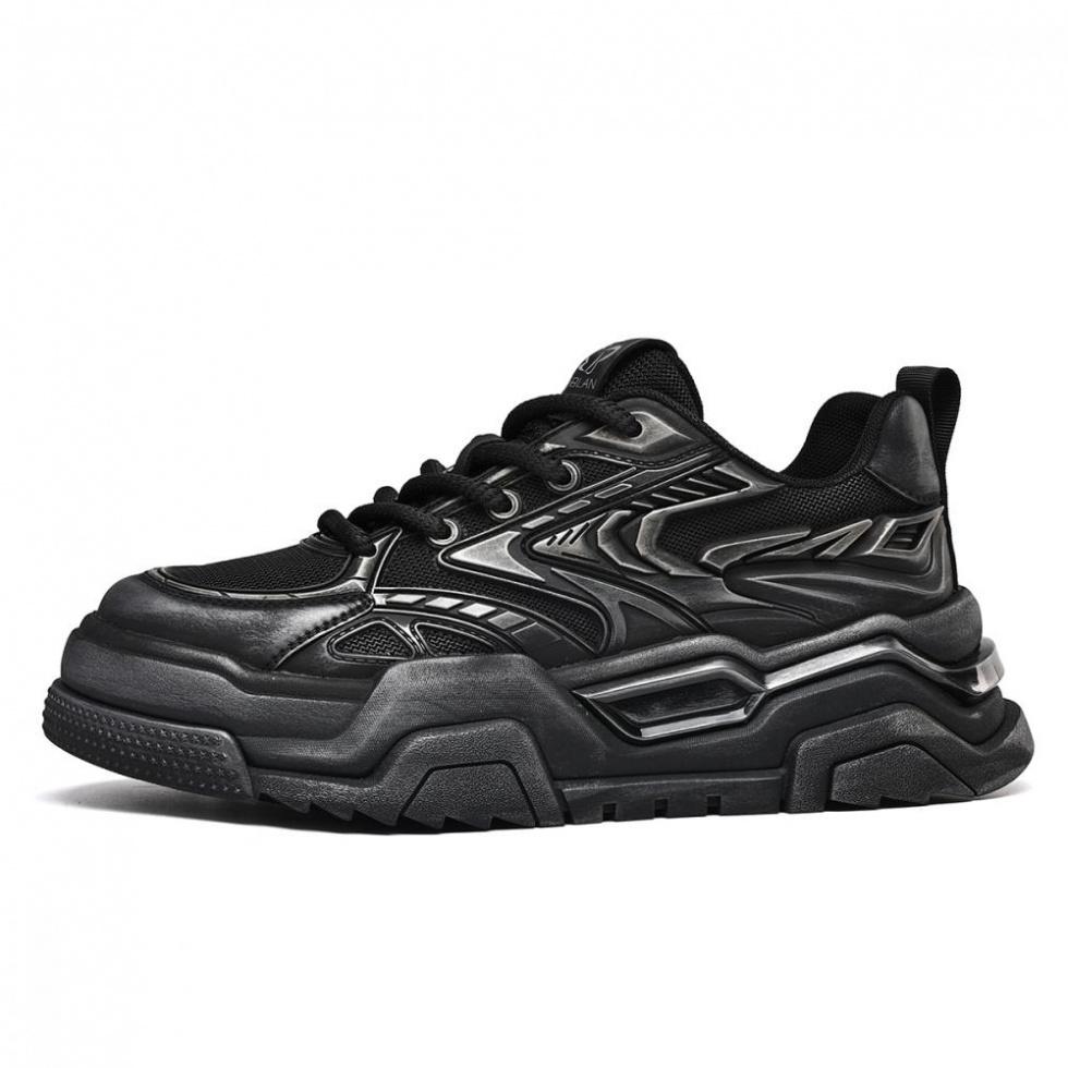 EBLAN Low-Top Chunky Sneakers Men's Black