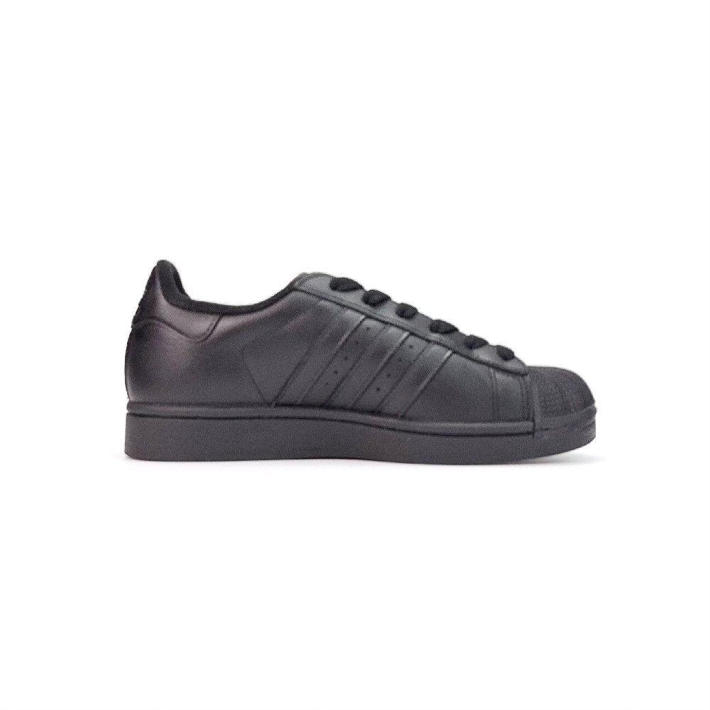 Adidas Originals Superstar 2 Black Tide Avant Garde Anti Slip Wear Resistant Low Top Skateboard Shoes Unisex Black