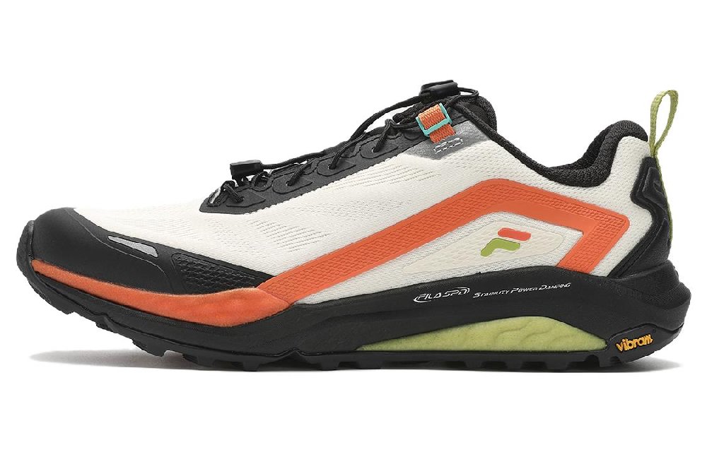FILA SPD LYNX 2 Durable Breathable Lightweight Low-Top Trail Running Running Shoes Men's White Gray