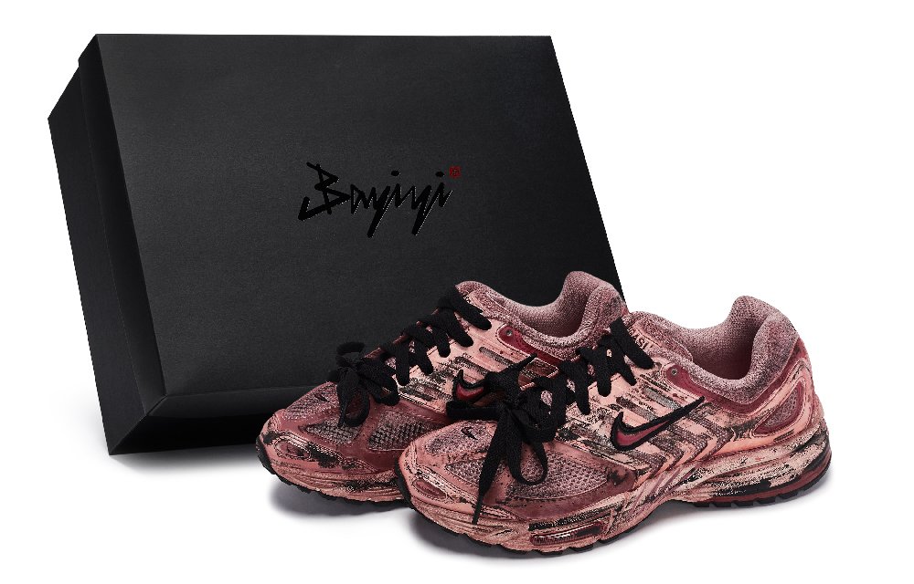 Nike Air Pegasus 2K5 Cushioning, Wear Resistant Low Top Casual City Commute Running Shoes Women's Black Red