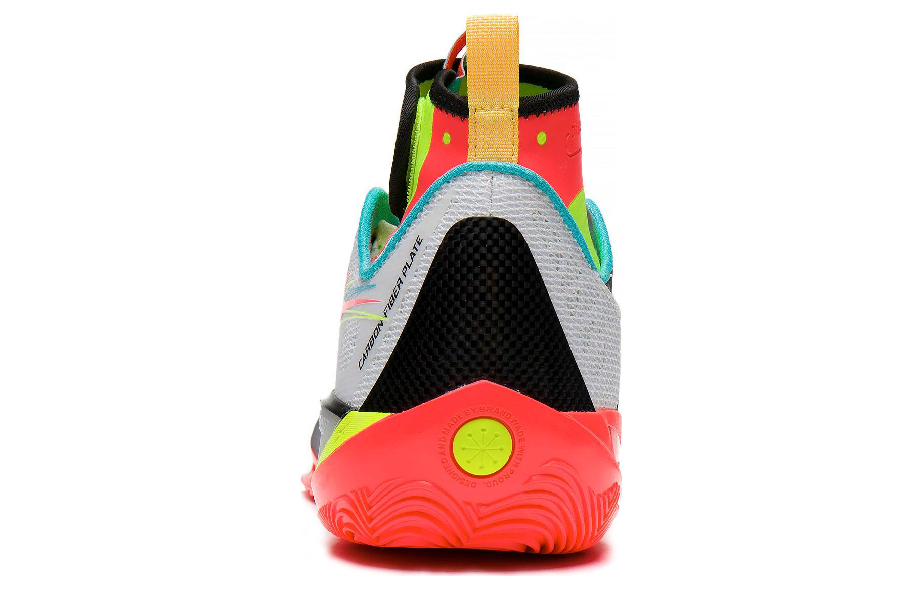 LiNing 808 2 ULTRA Ultra Cushioning Anti-Slip And Wear-Resistant High-Top Basketball Shoes White Green Red купить в интернет-магазине Yoocart с быстрой доставкой по России.