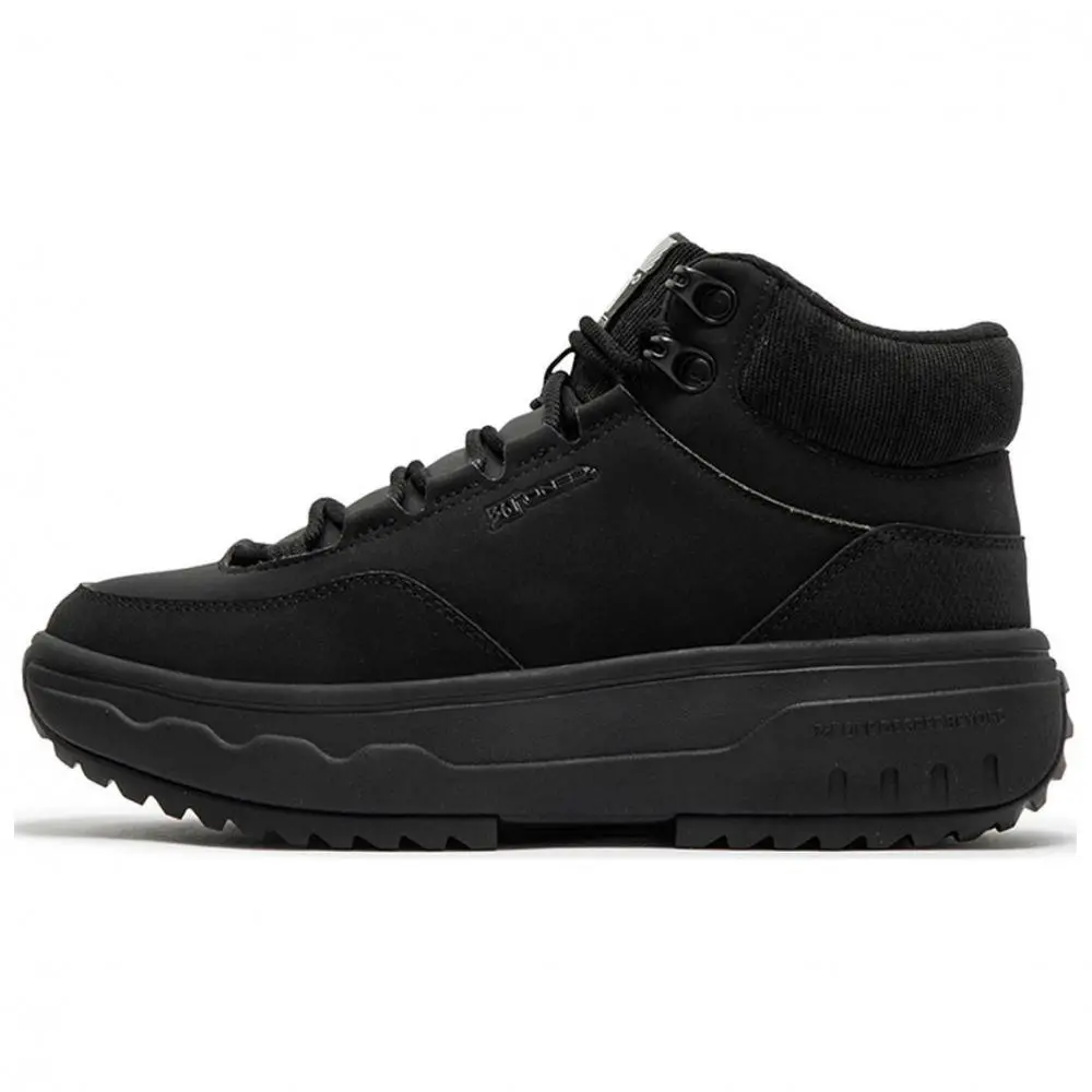 361° Trudging In The Snow Anti-Slip Wear-Resistant High-Top Casual Shoes Women's Black