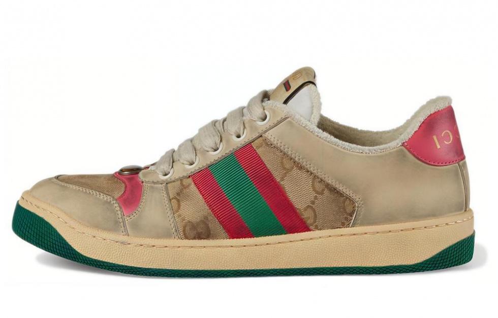 GUCCI Women's Screener 'Distressed Pink Green' Women's