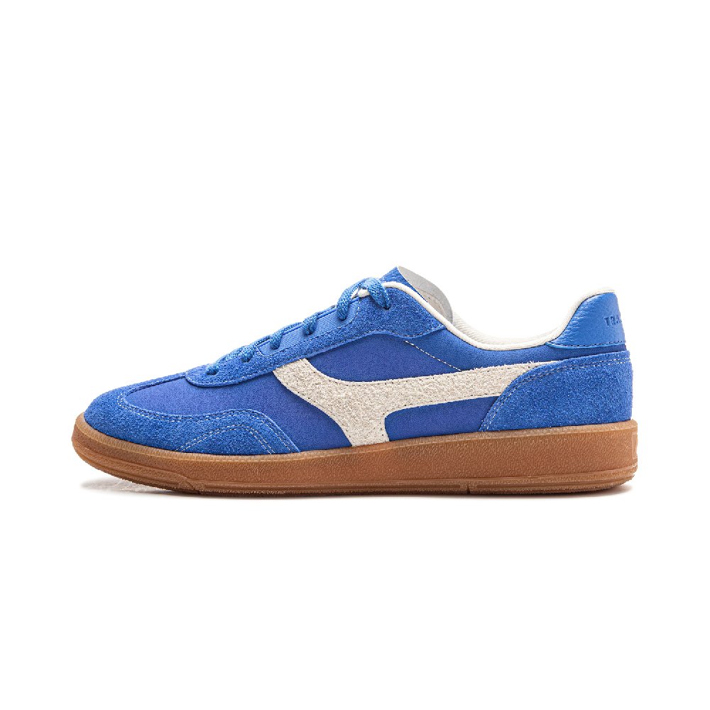 LiNing Yunchuan 2 Slip Resistant, Abrasion Resistant, Lightweight Low Top German Army Trainers Men's Palace Blue