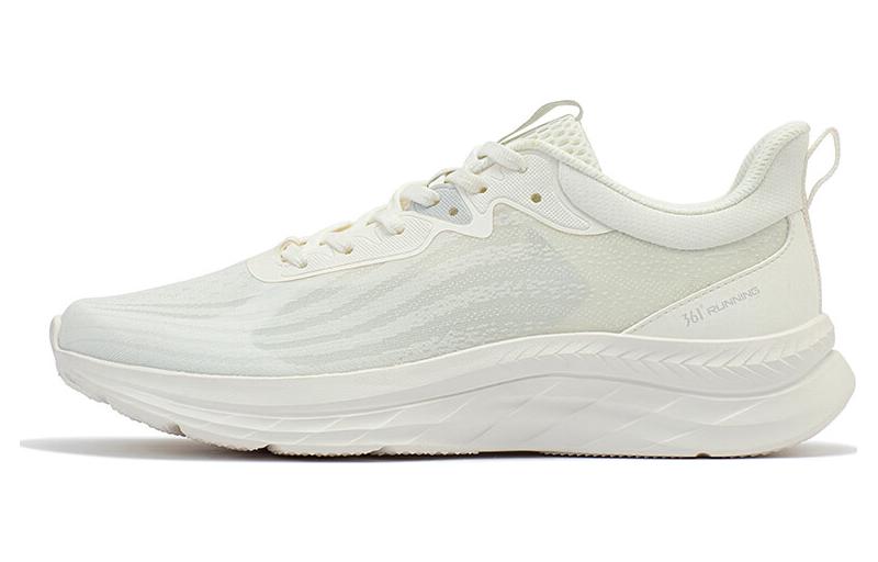 361° Flying Feather Series Flying Feather Cushioning Anti-Slip And Wear-Resistant Low-Top Running Shoes Men's White