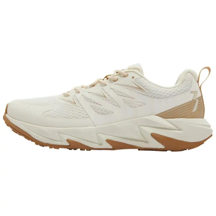 361° Yushan 2 Anti-Slip And Wear-Resistant Breathable Low-Top Trail Running Running Shoes Men's Beige