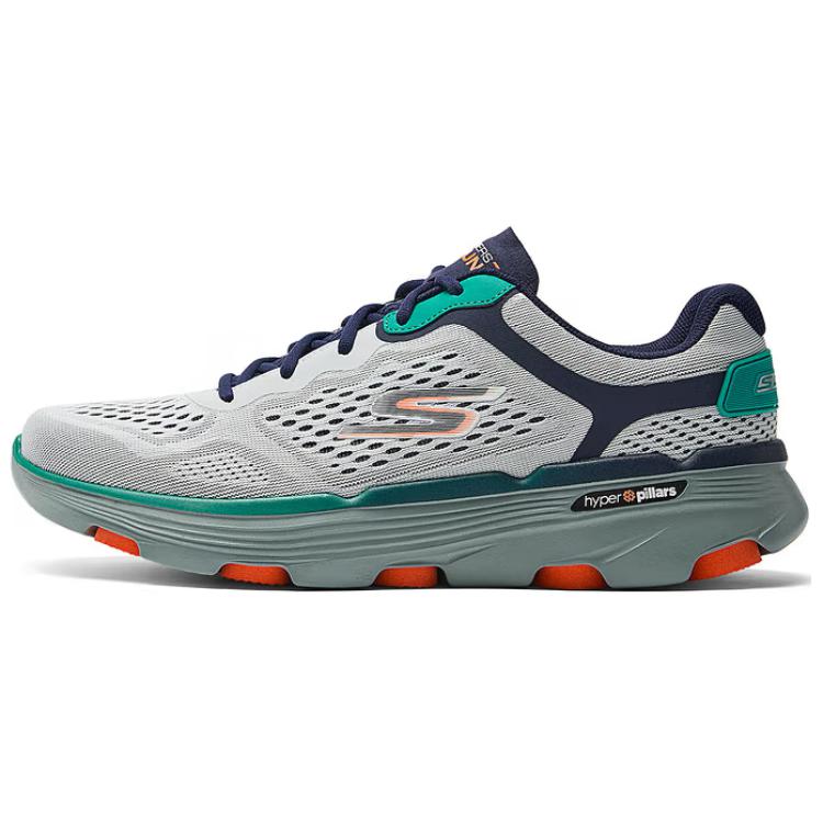 Skechers GO RUN 7.0 Running Shoes Men Low-Top Gray Green