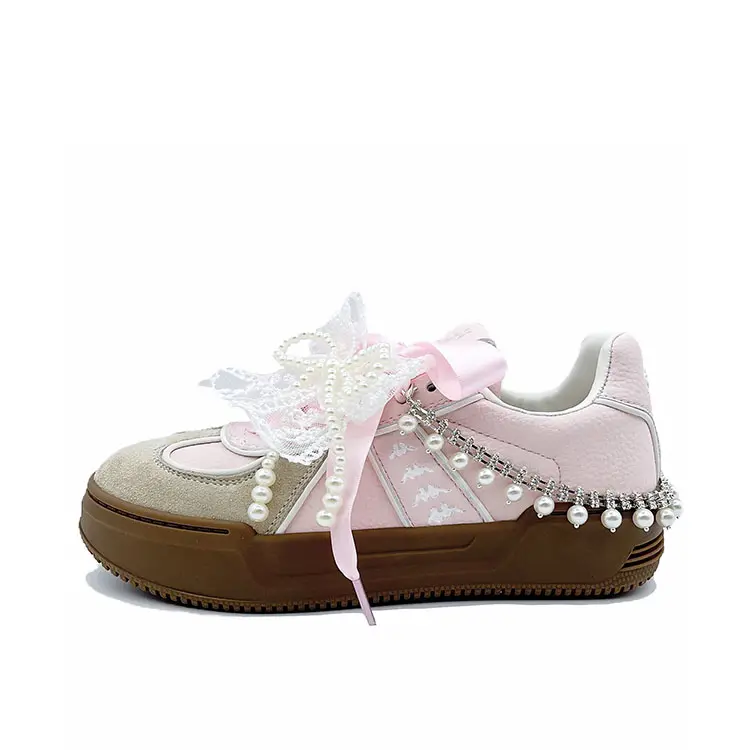Kappa Skateboard Shoes Women's Low top White