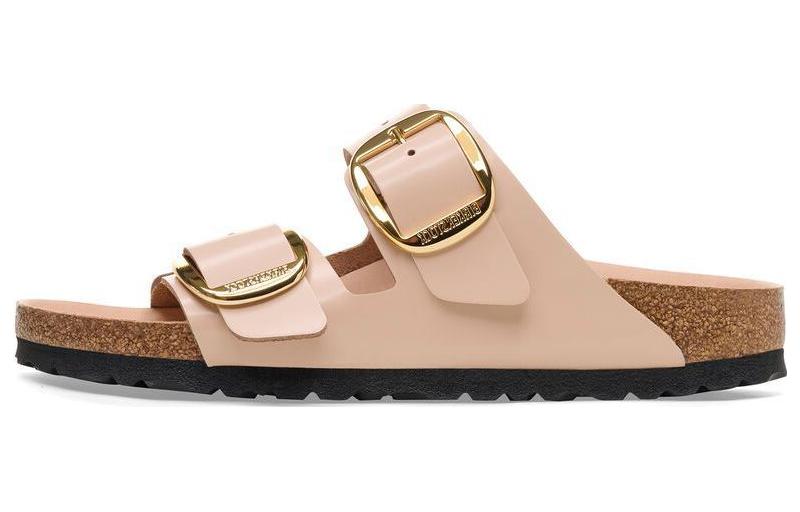 Birkenstock Arizona Big Buckle Nubuk Leather Narrow Fit 'Soft Pink' Women's