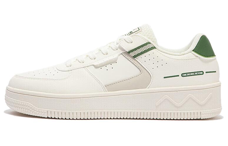 361° Durable Breathable Low-Top Skateboard Shoes Men's White Green