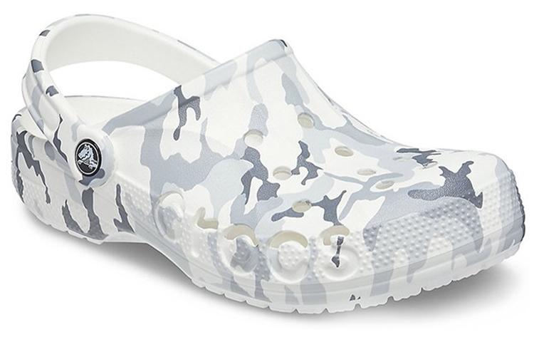 Crocs Unisex Bayaband Sandals White Camo 'Gray White'