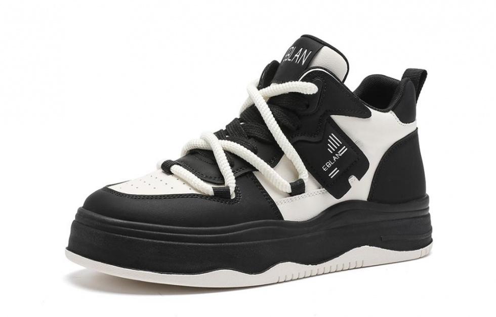 EBLAN High-Top Skateboard Shoes Women's Black купить в интернет-магазине Yoocart с быстрой доставкой по России.