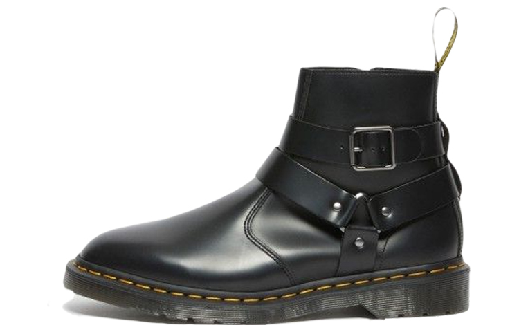 Dr. Martens Jaimes Leather Harness Chelsea Boots 'Black'