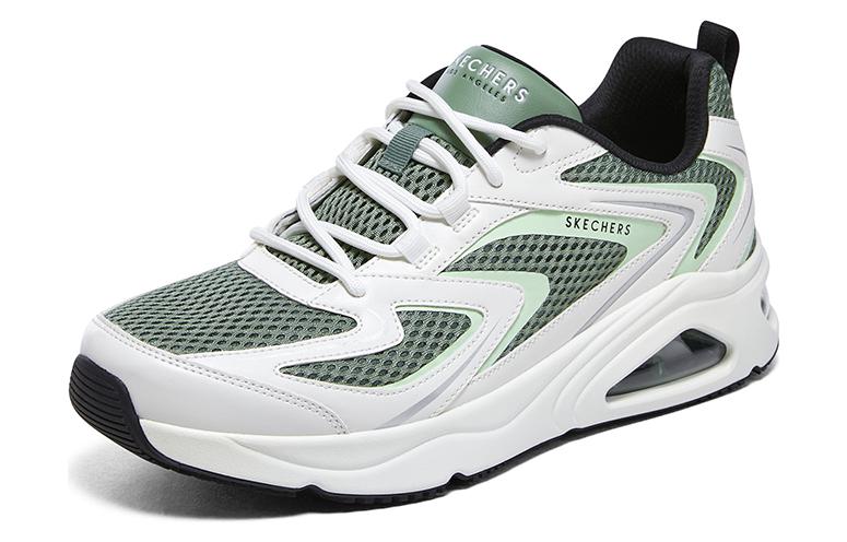 Skechers Uno Low Top Casual Running Shoes Men's White Green