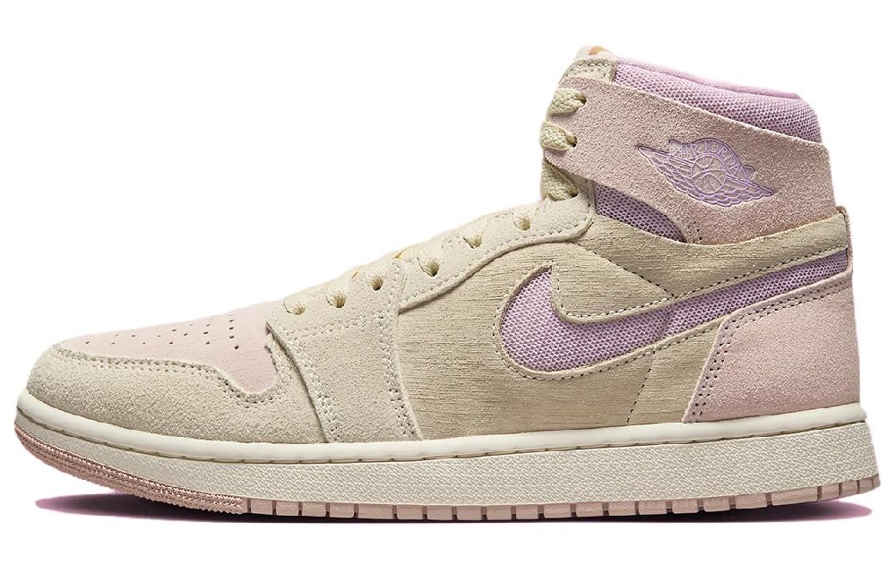 Jordan 1 High Zoom Air Cmft 2 Muslin Plum Chalk Women's