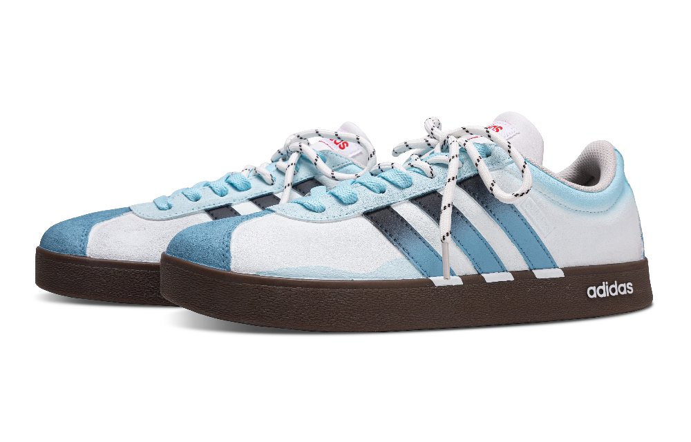 Adidas Neo VL Court Lifestyle Low Top Skateboard Shoes Unisex Blue White
