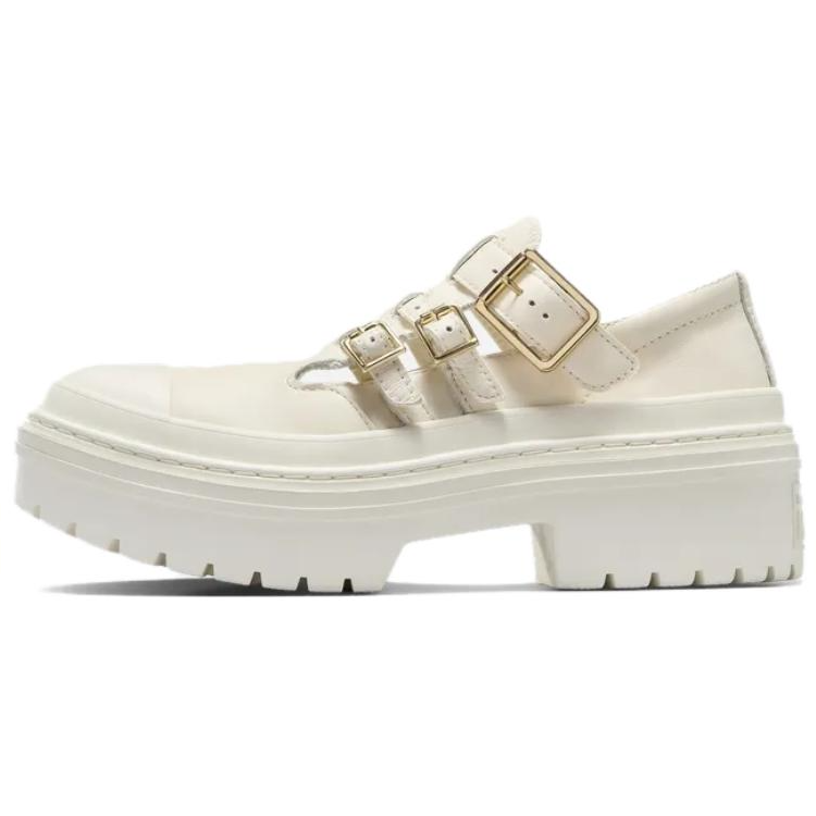 Converse Women's Chuck Taylor All Star Lugged Heel Mary Jane Platform Low 'Egret Gold' Women's