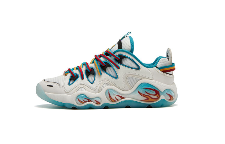FILA FUSION X Mitchell & Ness Bank Vertical Sneakers 'White Blue' Women's