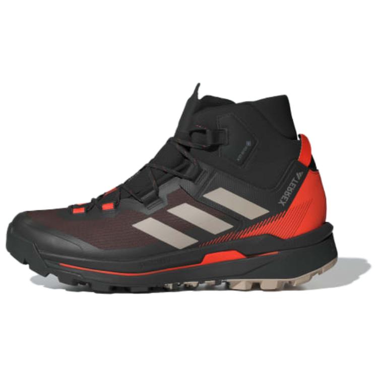 Adidas Terrex Skychaser Tech Gore Tex Core Black Wonder Beige Semi Impact Orange