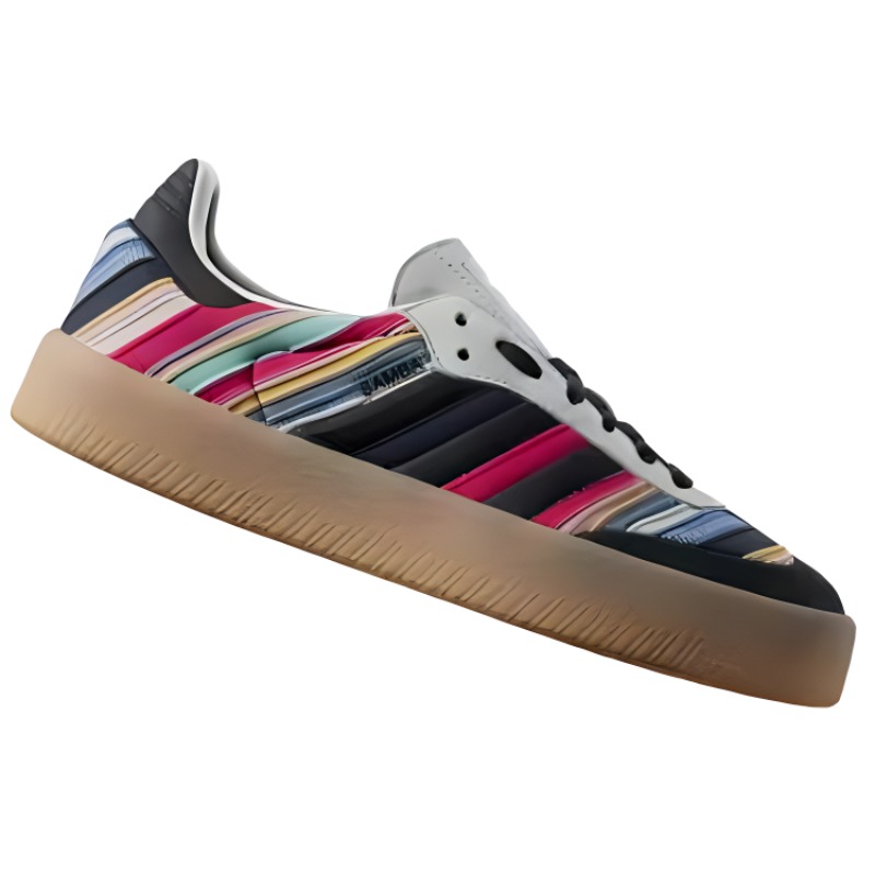 Kseniaschnaider X adidas originals Sambae "Black Multi Color Gum" купить в интернет-магазине Yoocart с быстрой доставкой по России.