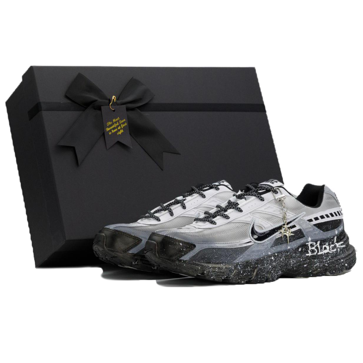 Nike Initiator Cushioning, Breathable, Supportive Low top Rubber Casual City Commute Running Shoes Men's