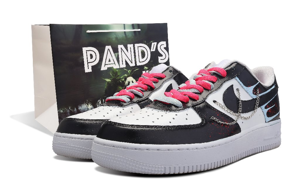 Nike Air Force 1 Skateboard Shoes Women's Low-Top Red