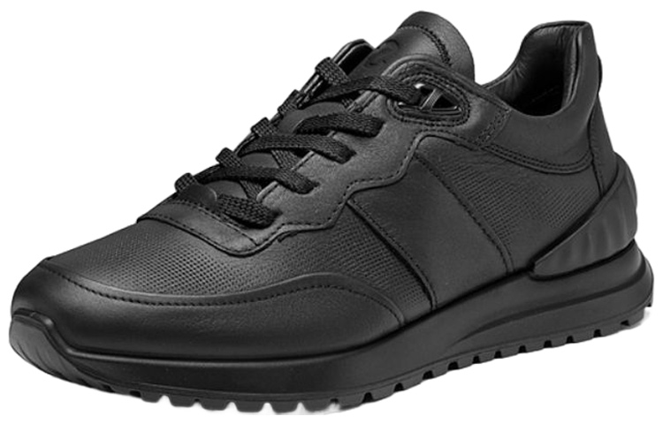 Ecco Ya Yue Cushioned Slip Resistant Abrasion Resistant Low Top Casual Shoes Men's Black купить в интернет-магазине Yoocart с быстрой доставкой по России.