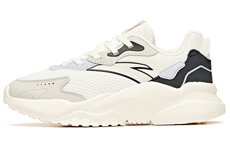 Anta Life Collection Cushioning Anti-Slip And Wear-Resistant Low-Top Athletic Shoes Women's White Gray Black