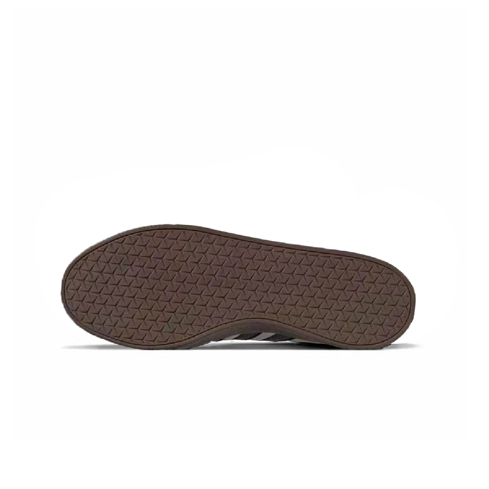 Adidas Neo VL Court 2.0 Da Vinci, Coffee Anti Slip Wear Resistant Low Top Skateboard Shoes Unisex Brown Yellow